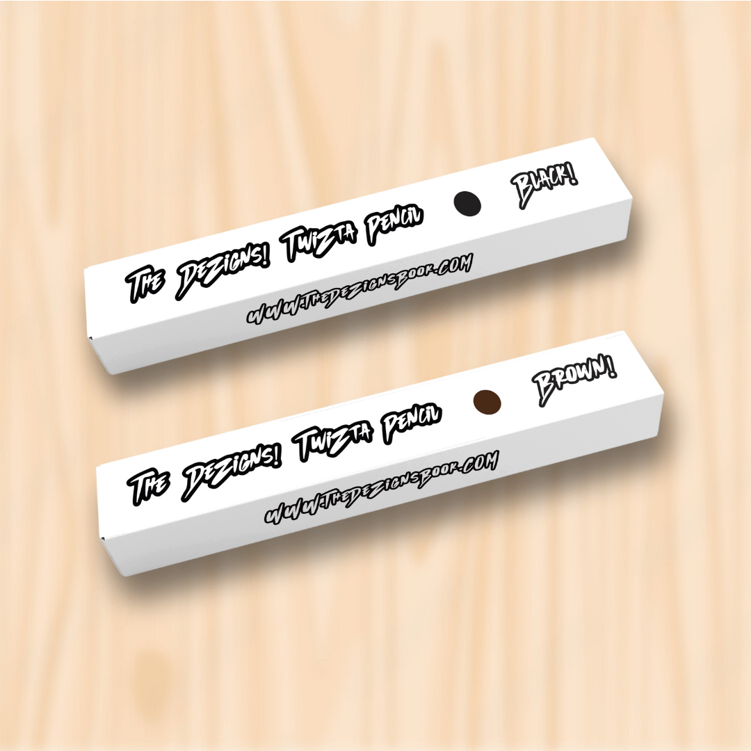 The TwiZta! Pencil (Built - In Sharpener) - The DeZigns! Book